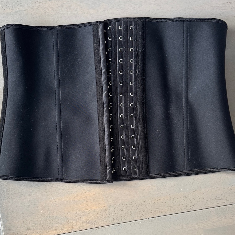 Waist Trainer Girdle Corset Underbust Latex Sport Hourglass Body Shaper  2XL
